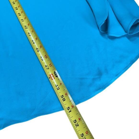 Whistles Turquoise Andie Button Dress 4 Maxi Fairy Coastal Resortwear Colorful - Picture 14 of 14